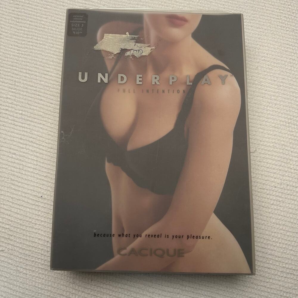 Cacique underplay external silicone supplements